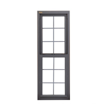 Fábrica directa de ventanas de aluminio barato toldo ventana negro